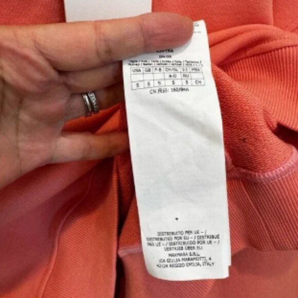 NWT Sportmax Pink Mushroom Sweatshirt Size: Small Spring/Summer - Picture 6 of 8